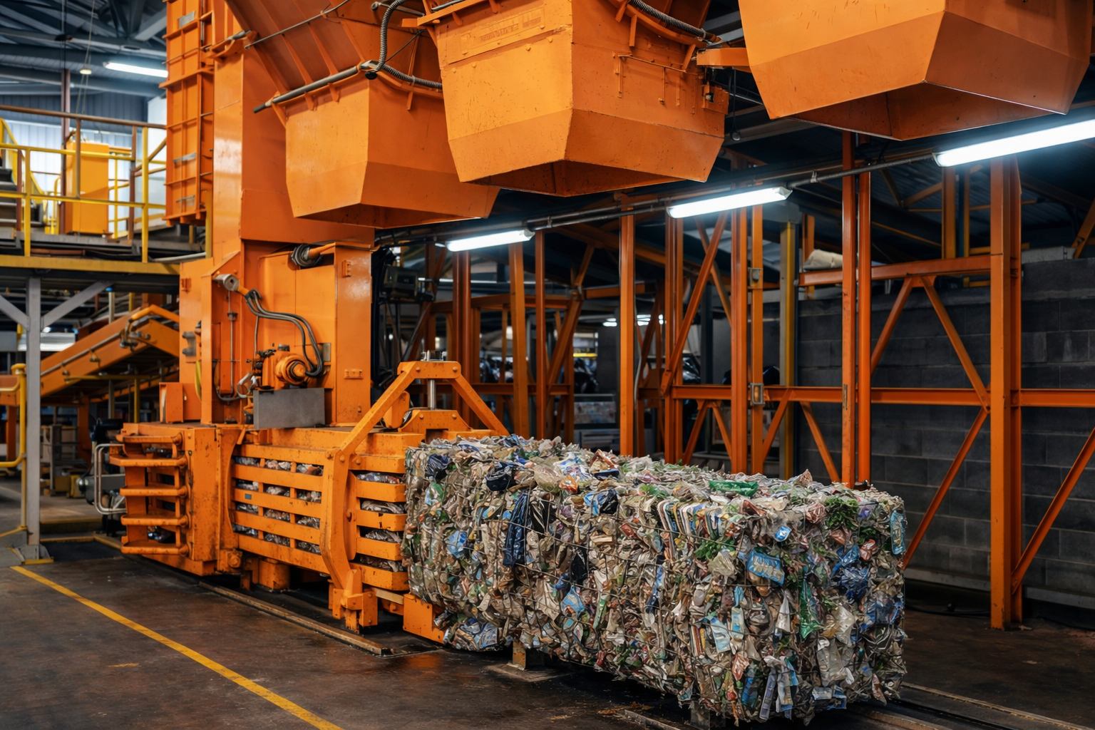 Automação Industrial para Indústria de Reciclagem