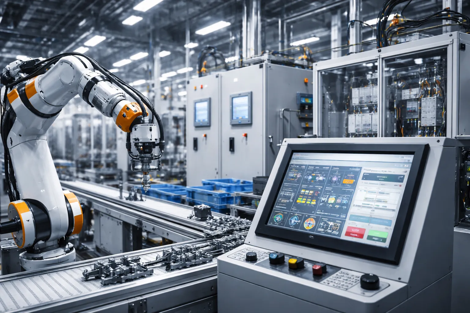 Como a Automação Industrial Está Transformando Linhas de Produção no Mundo Moderno